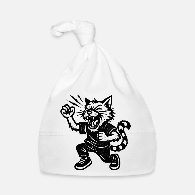 Chat des rues en sprint Bonnet bio Bébé