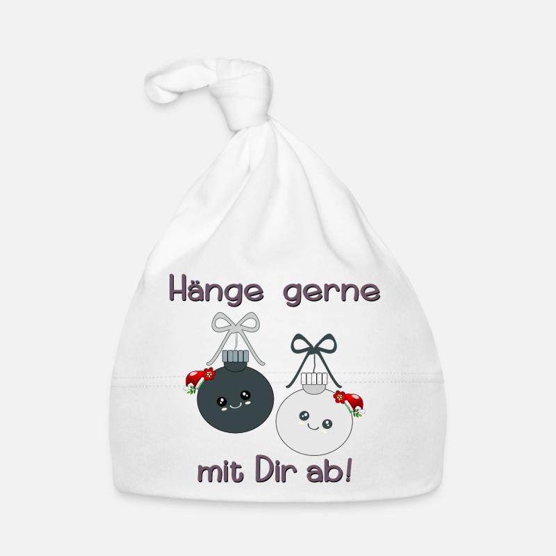 Weihnachtskugeln Weihnachten Freunde Baby Bio-Mütze