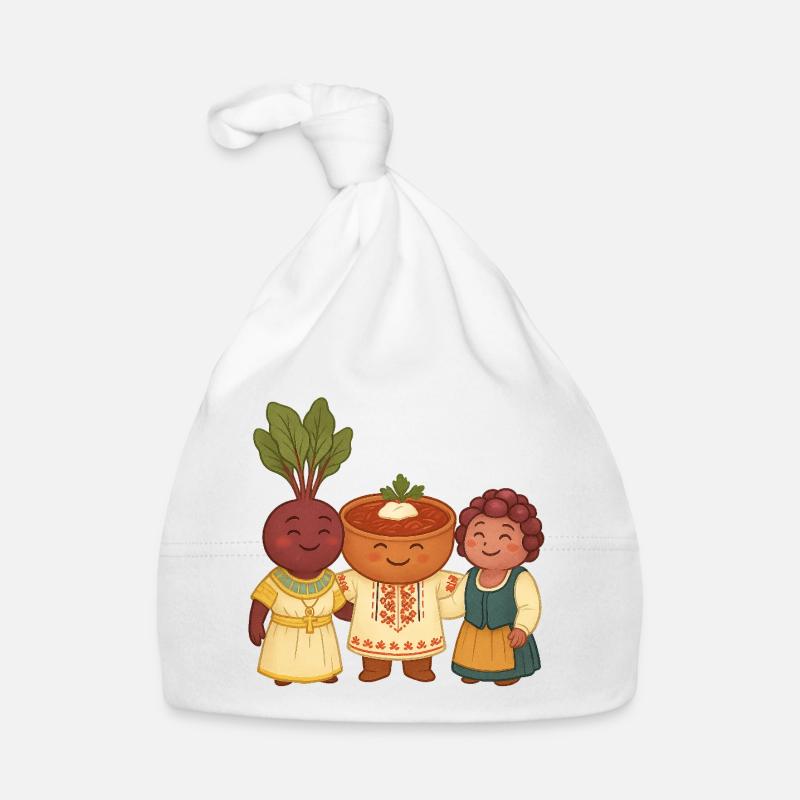 Beetroot, borsch and salad Organic Baby Cap
