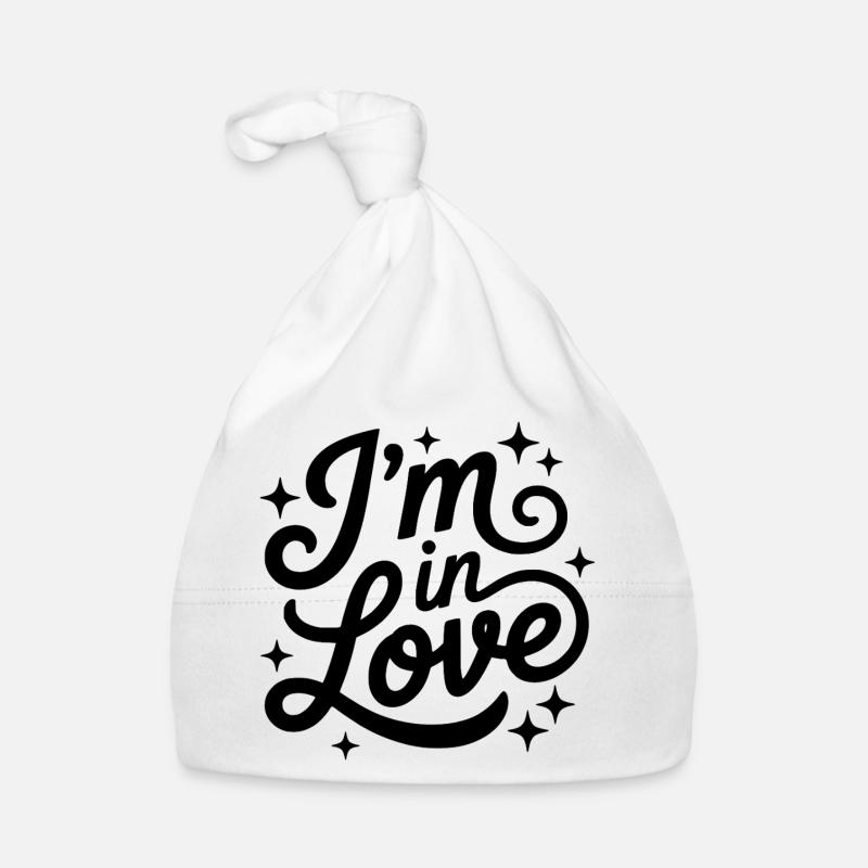 Ich bin verliebt Skriptdesign Baby Bio-Mütze