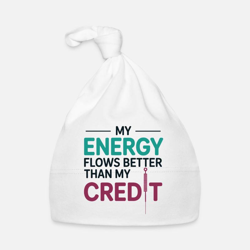 My Energy Flows Better Acupuncturist Professional  Organic Baby Cap
