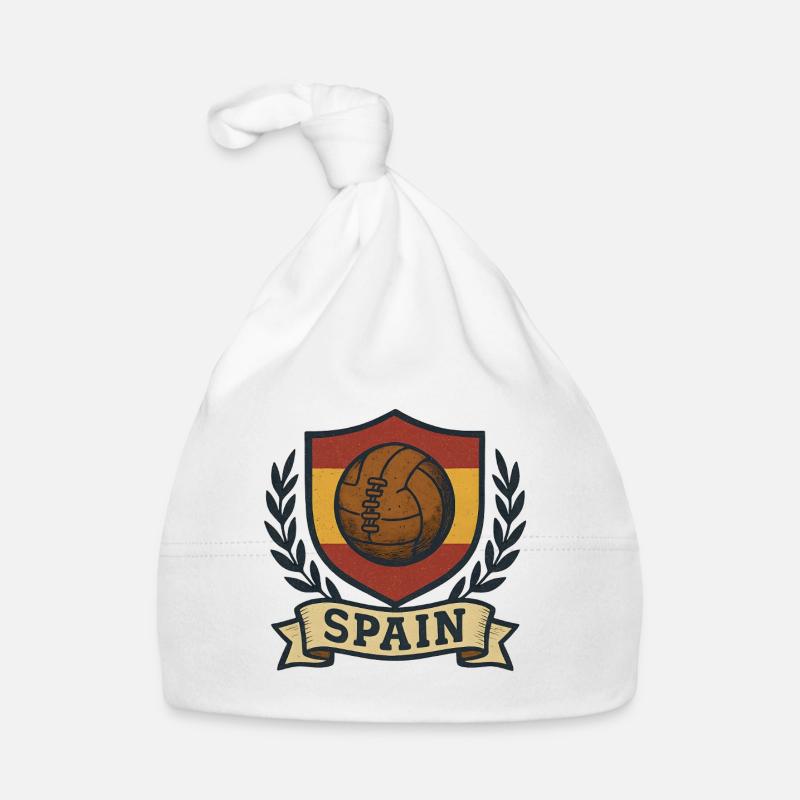 Espagne - Bonnet bio Bébé - blanc