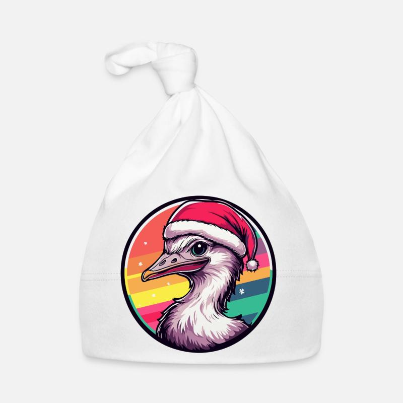 Christmas Easter Shade Neon Stripes Organic Baby Cap