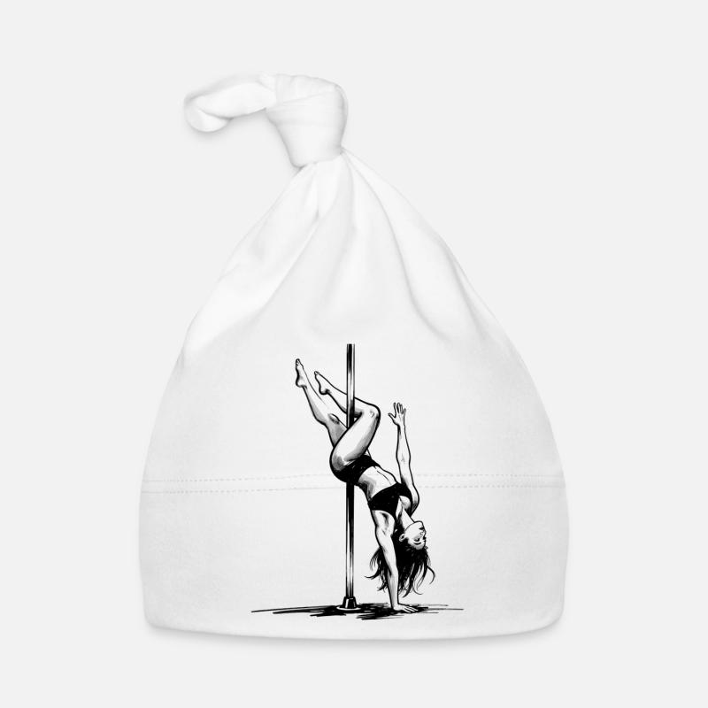 Cadeau graphique graphique pour danseur en barre de pole dance Bonnet bio Bébé