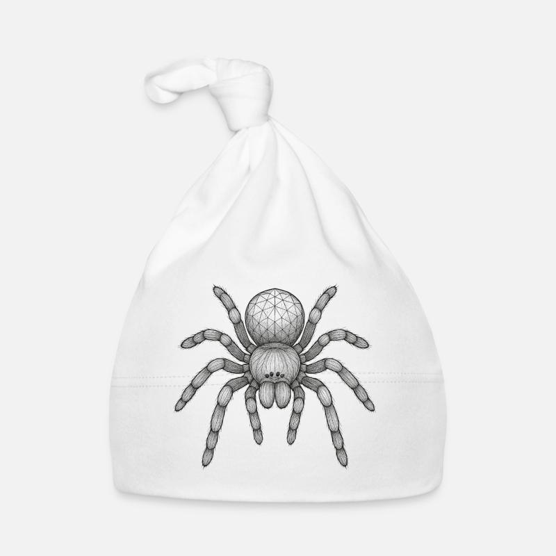 Geometric Tarantula Icon Organic Baby Cap
