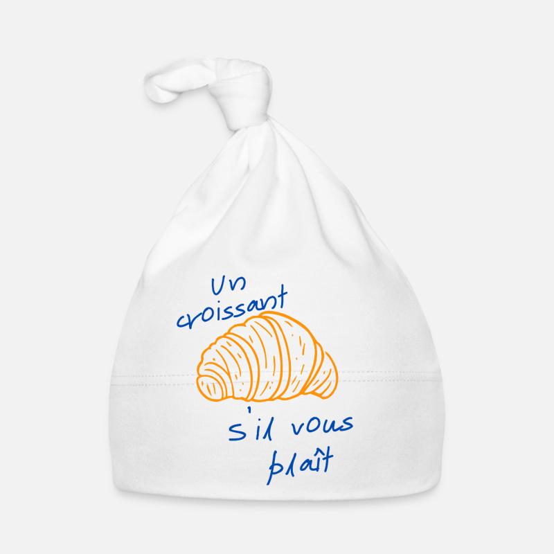 Ein Croissant bitte Baby Bio-Mütze