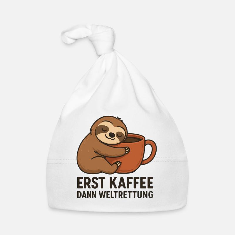 First coffee, then saving the world Organic Baby Cap