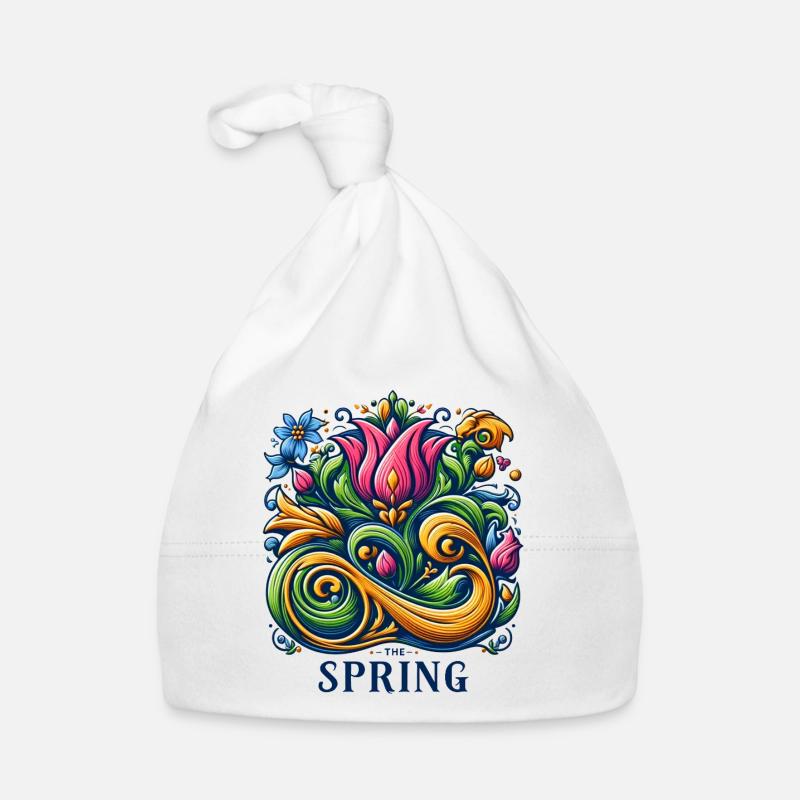 Spring Logo Organic Baby Cap