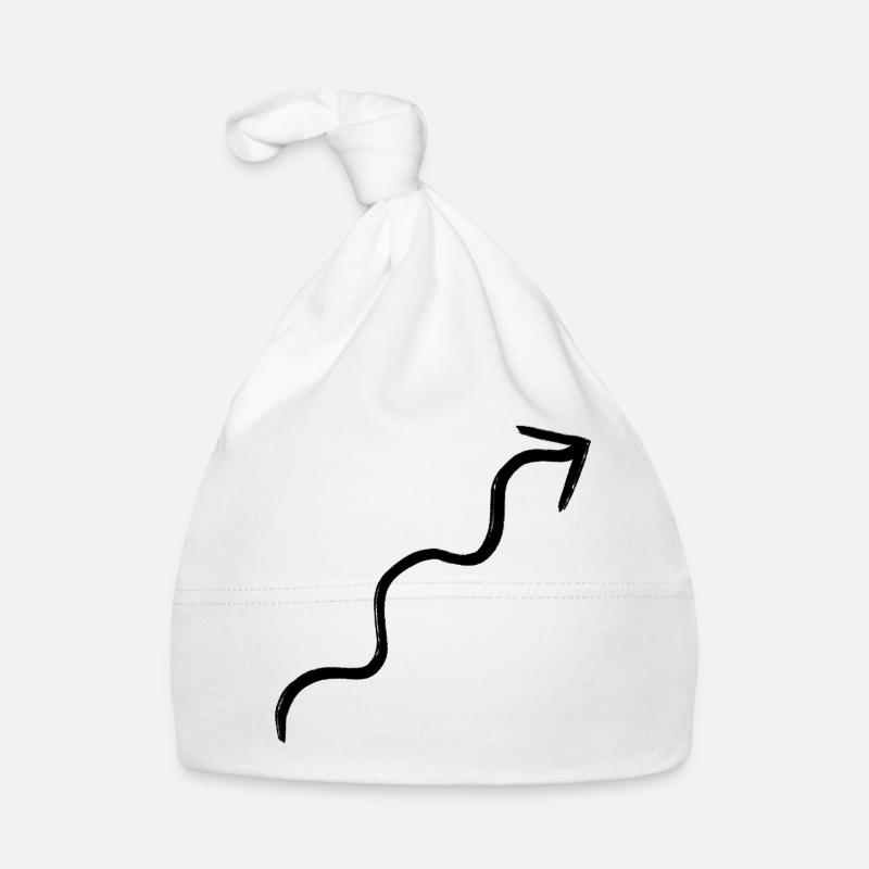 Flèche ondulée Bonnet bio Bébé