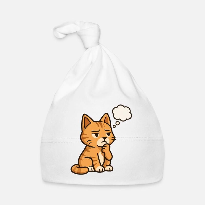 Chat-Réfléchi Bonnet bio Bébé