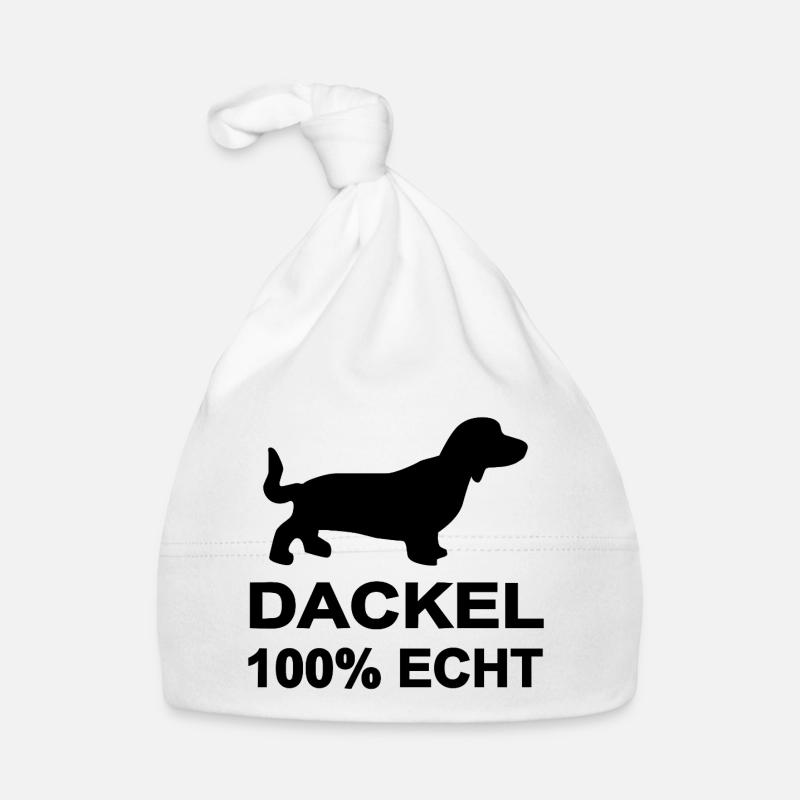 Dackel Baby Bio-Mütze
