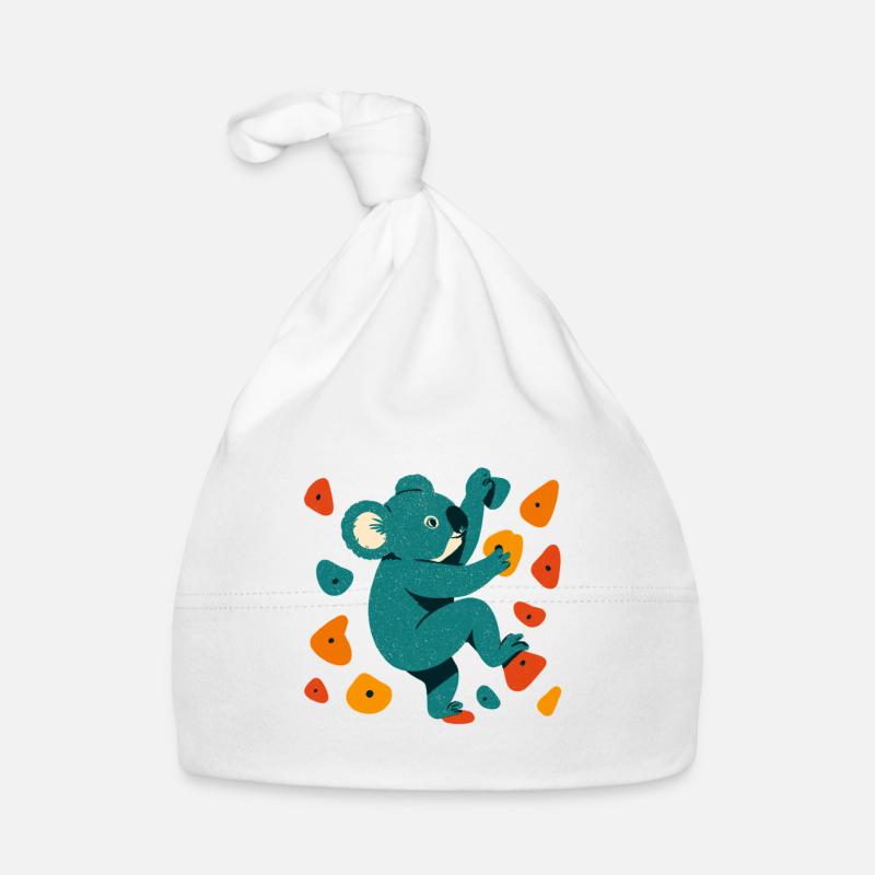 Cadeau d’escalade de coala koala de bloc Bonnet bio Bébé