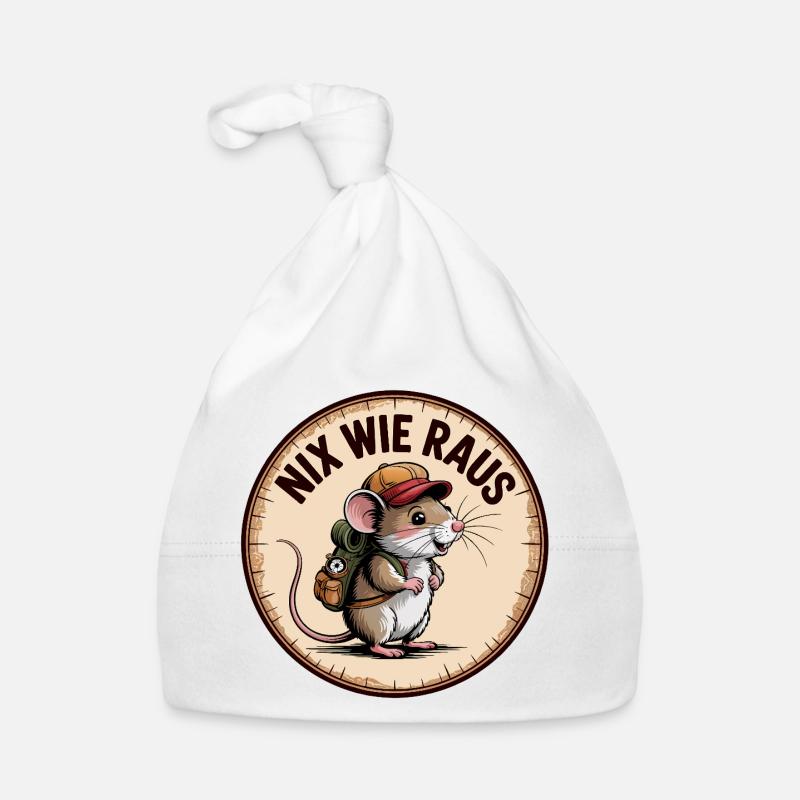 Let's get out – Wandermaus Organic Baby Cap