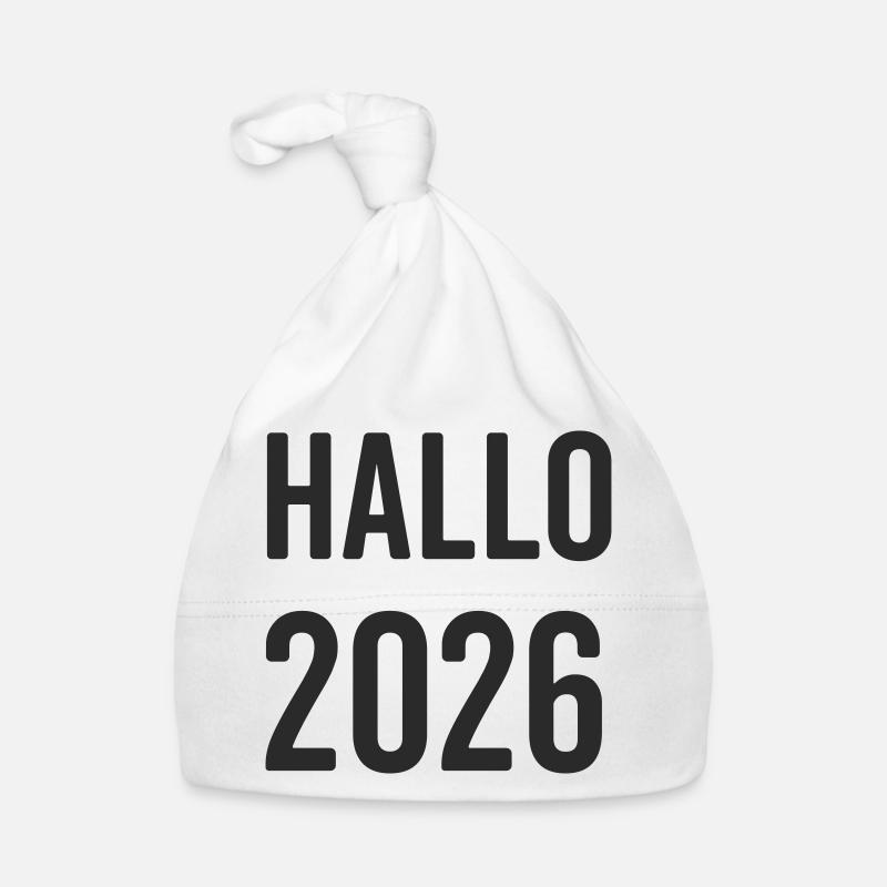 Hallo 2026  Baby Bio-Mütze