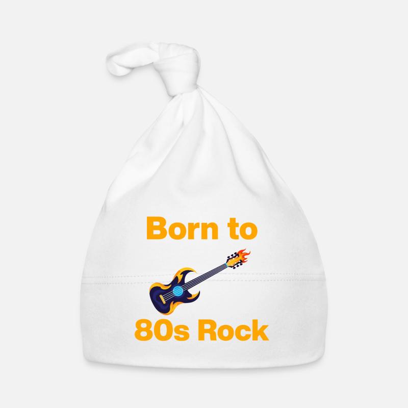 Né dans le rock des années 80, les riffs de feu ! Rock 'n ́Roll Bonnet bio Bébé