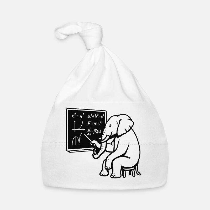 Professeur Éléphant Bonnet bio Bébé