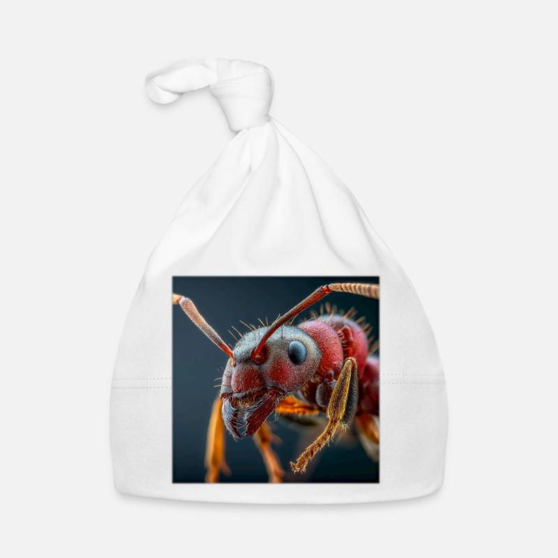 Ants Macro Portrait Realistic Wildlife Organic Baby Cap