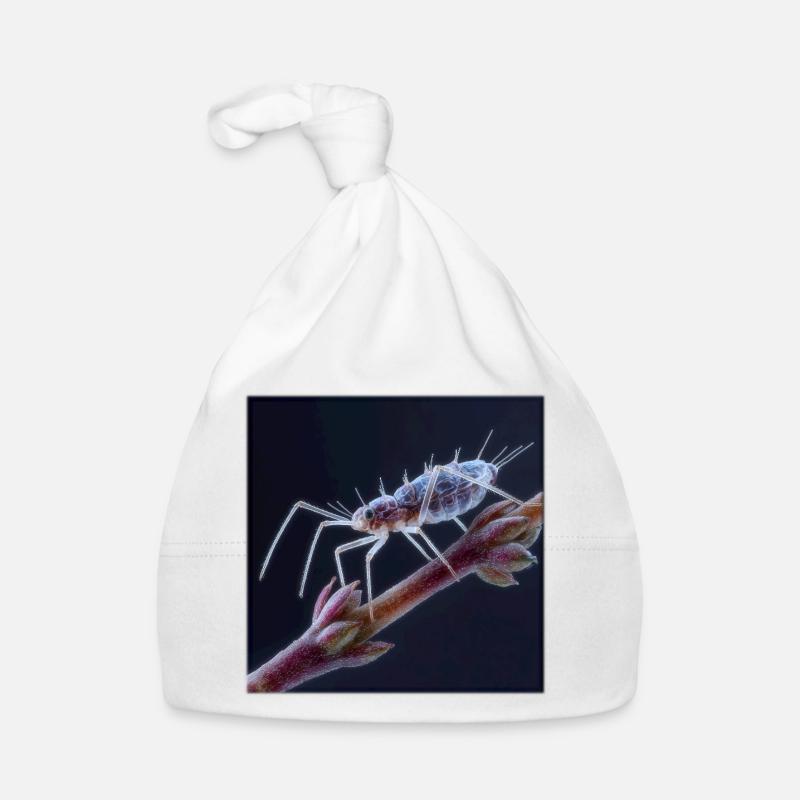 Fascinating Aphid Macro Insects Graphic Organic Baby Cap