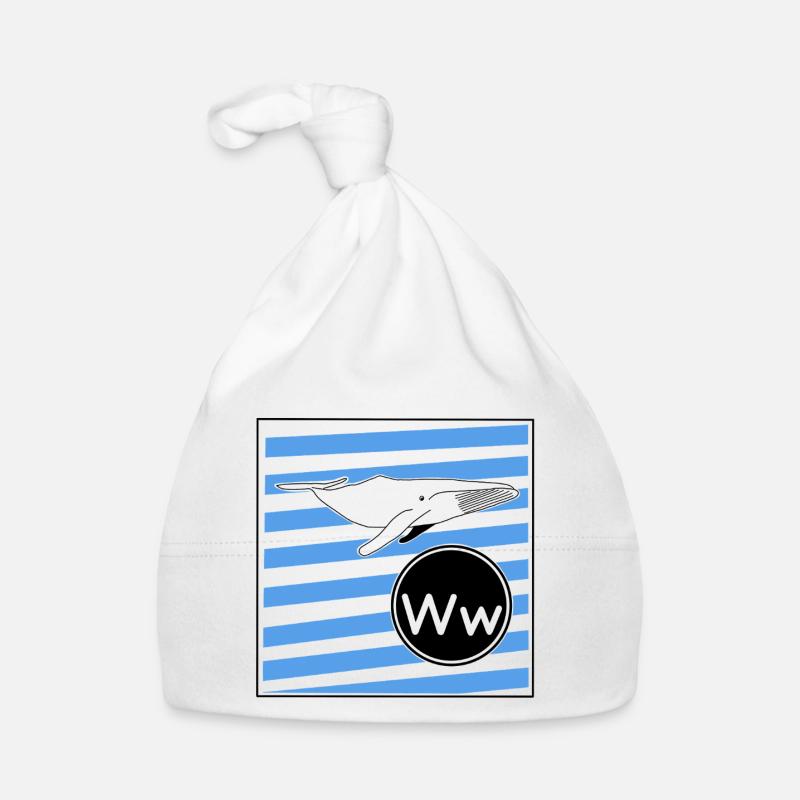 W wie Wal Baby Bio-Mütze