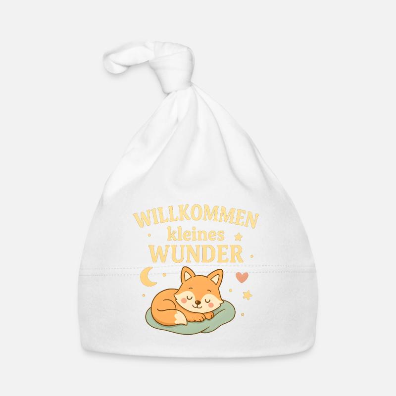 Welcome Little Miracle Fox Variant Organic Baby Cap