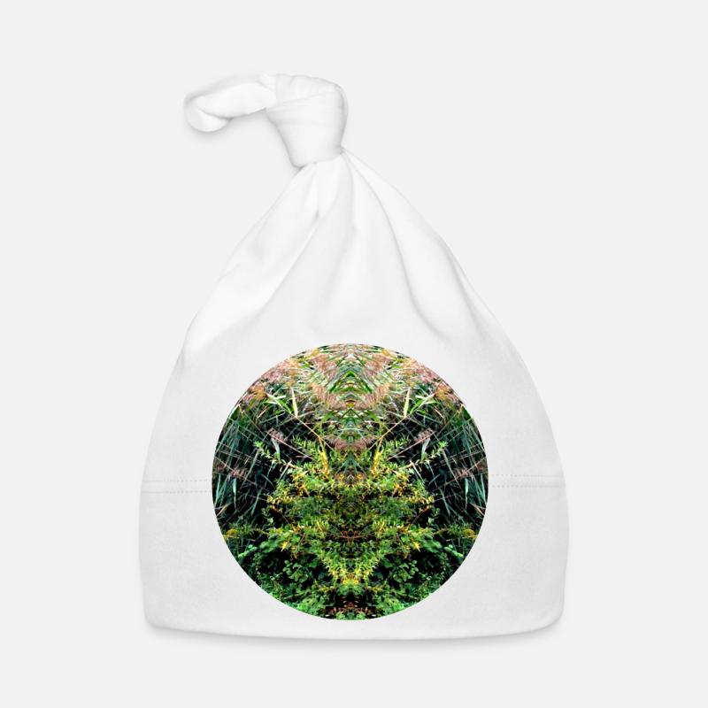 Nature creatures in the reeds Organic Baby Cap
