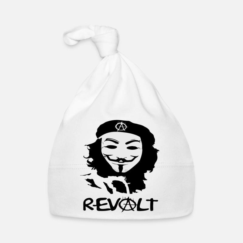 Masked Anarchy Silhouette Organic Baby Cap