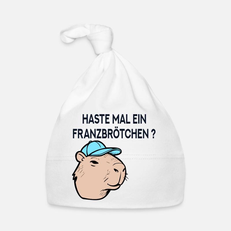 Franzbrötchen Hambourg Capybara Bonnet bio Bébé