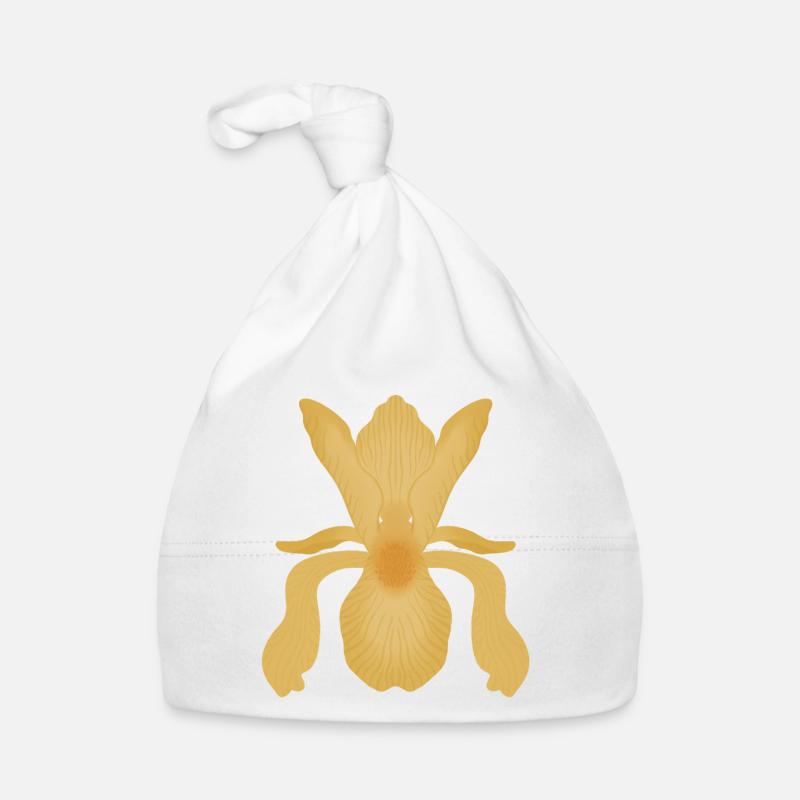 Floraison d’Iris doré Bonnet bio Bébé