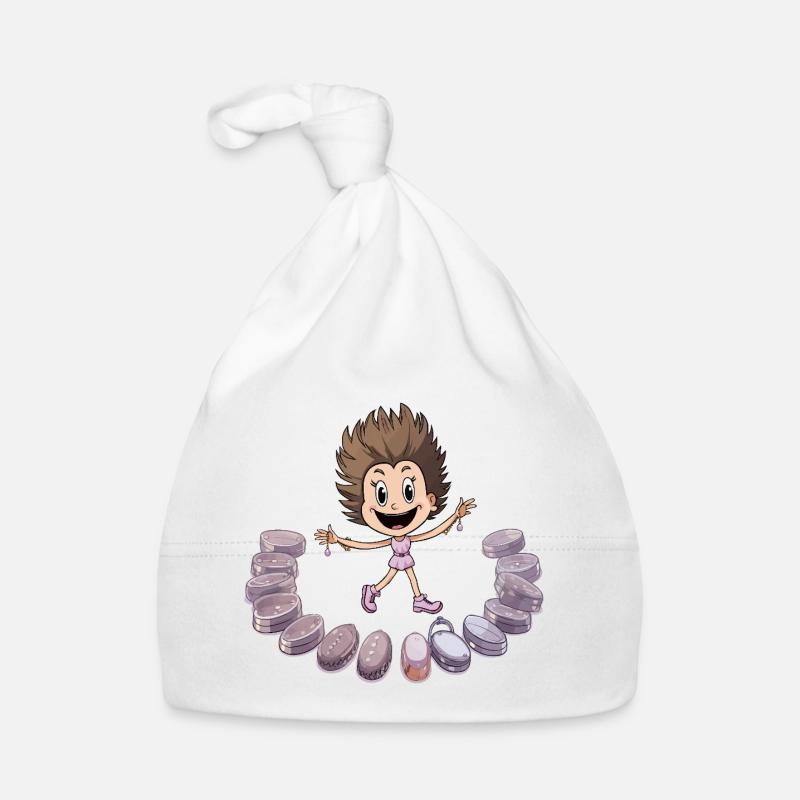 Danseuse Macaron Bonnet bio Bébé