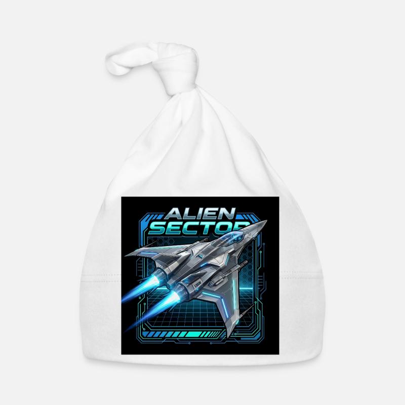 Alien Sector Nebula Fighter Organic Baby Cap