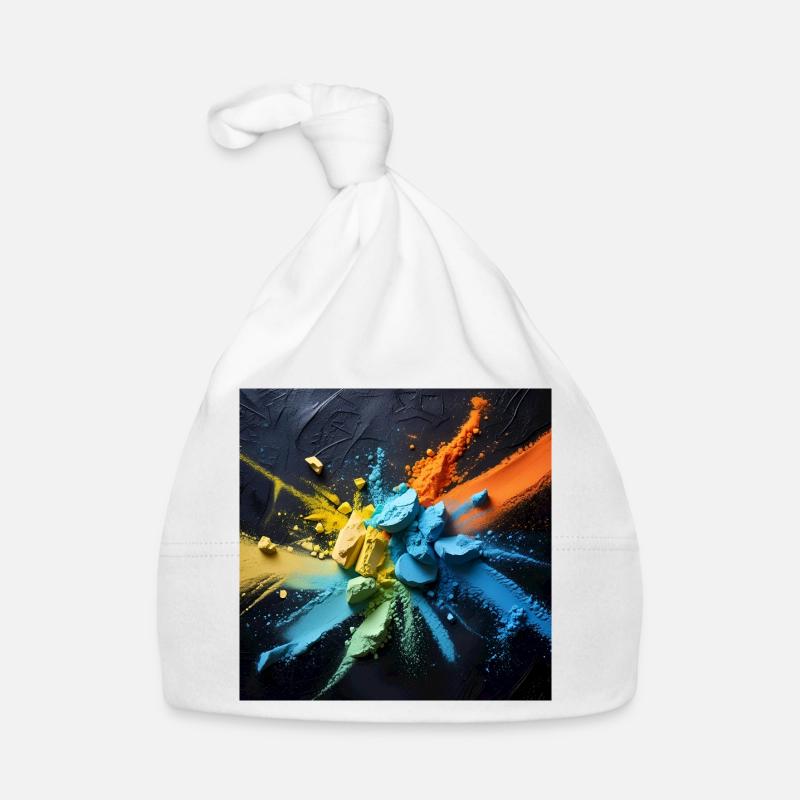 Regenbogenstaub-Explosion Baby Bio-Mütze