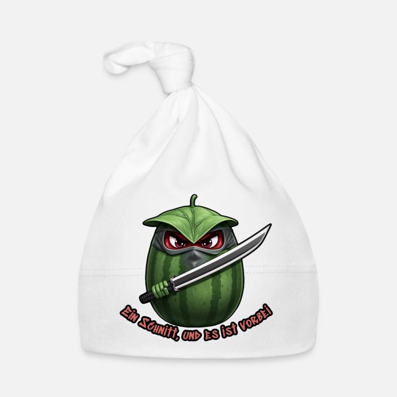 Lame Ninja Pastèque Bonnet bio Bébé