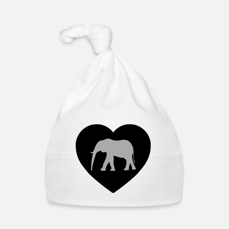 Elephant Organic Baby Cap