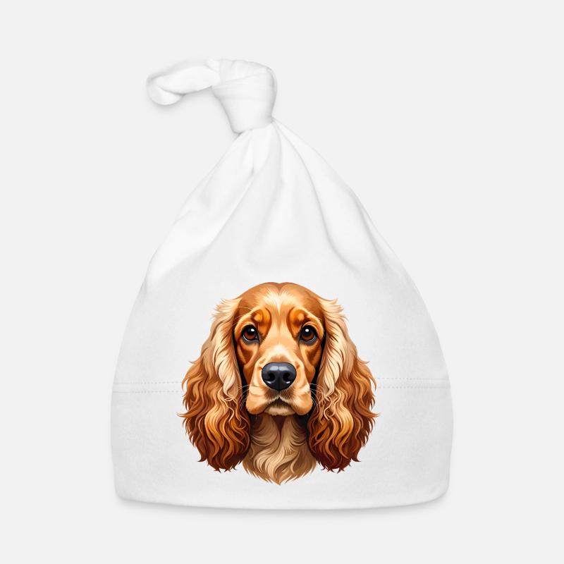 Cocker Spaniel Organic Baby Cap