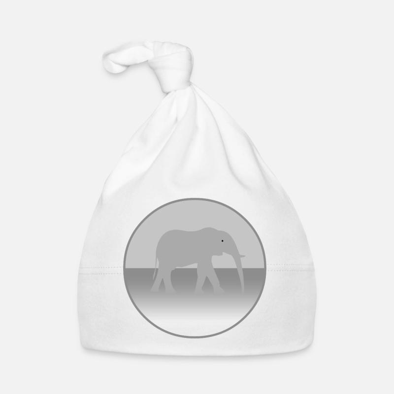 Elephant Organic Baby Cap