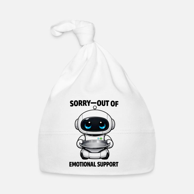 Snack Bot Küchenfreund - Baby Bio-Mütze - Weiß