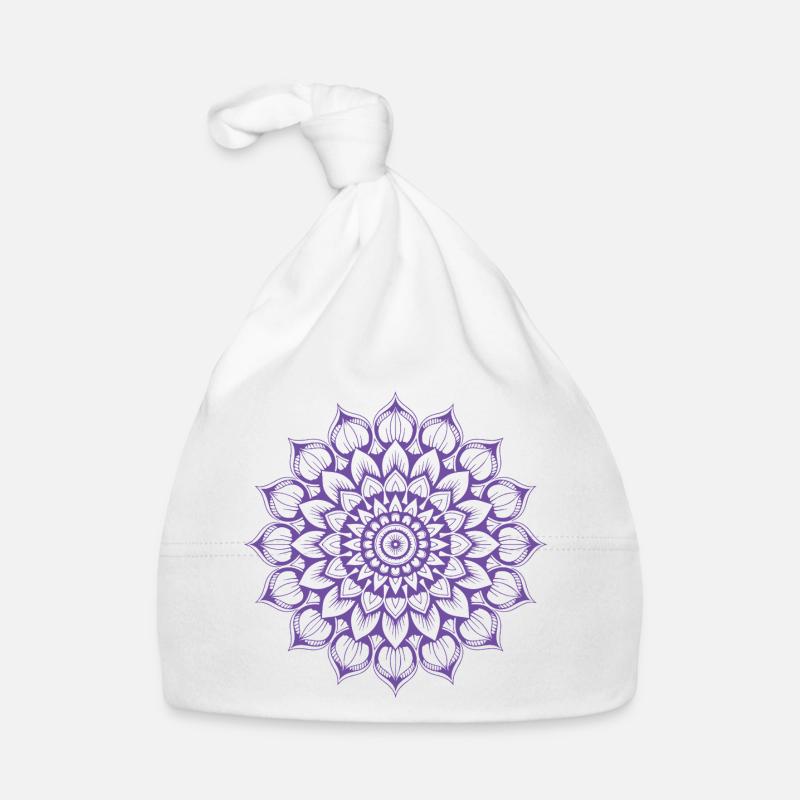 Mandala Baby Bio-Mütze