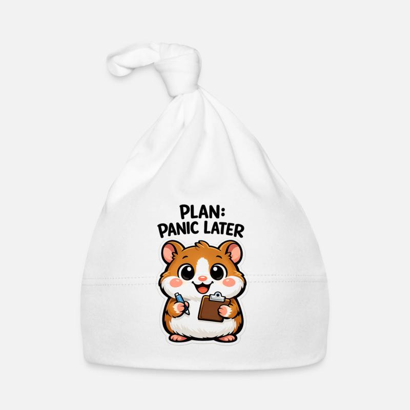 Plan: Panic Late Hamster Organic Baby Cap