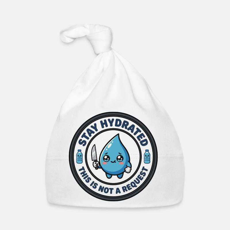 Stay Hydrated Killer Cute Organic Baby Cap