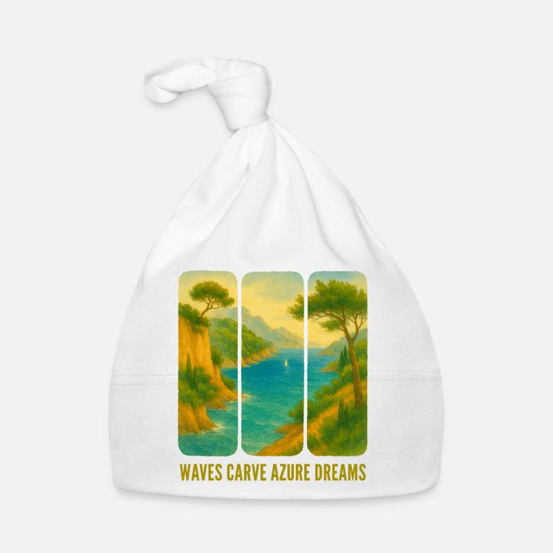 Paysage marin Bonnet bio Bébé