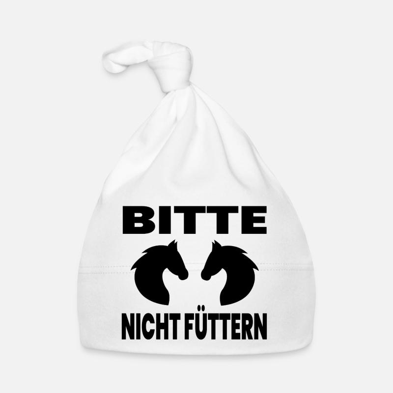 horses Organic Baby Cap