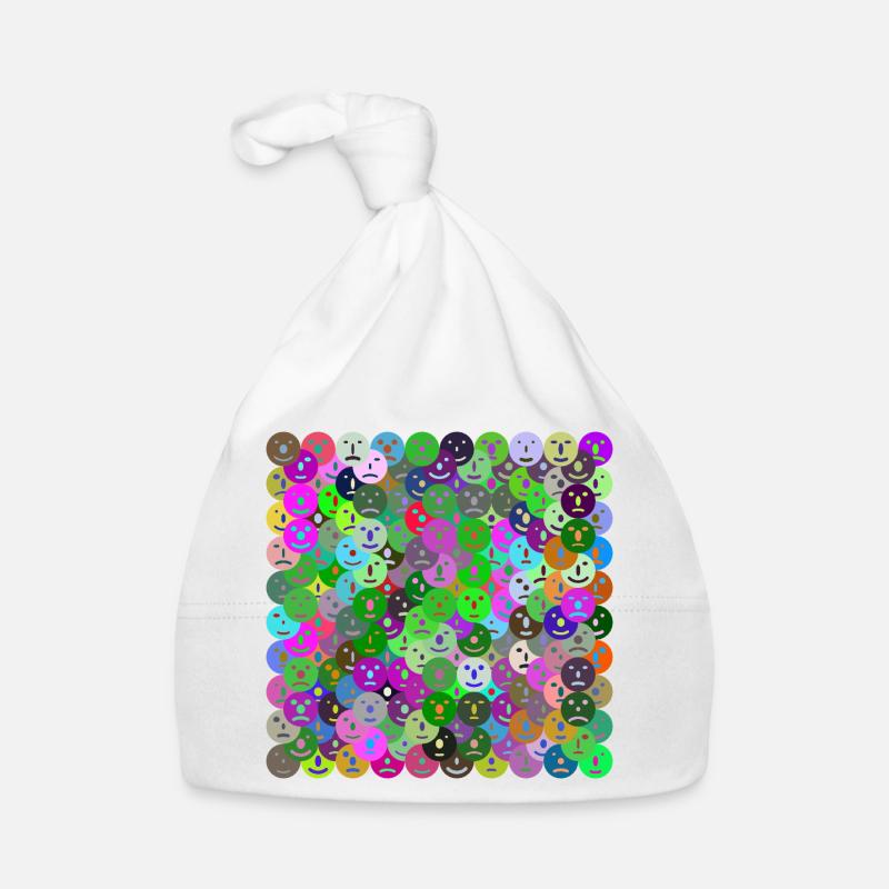 Faces Collage Organic Baby Cap