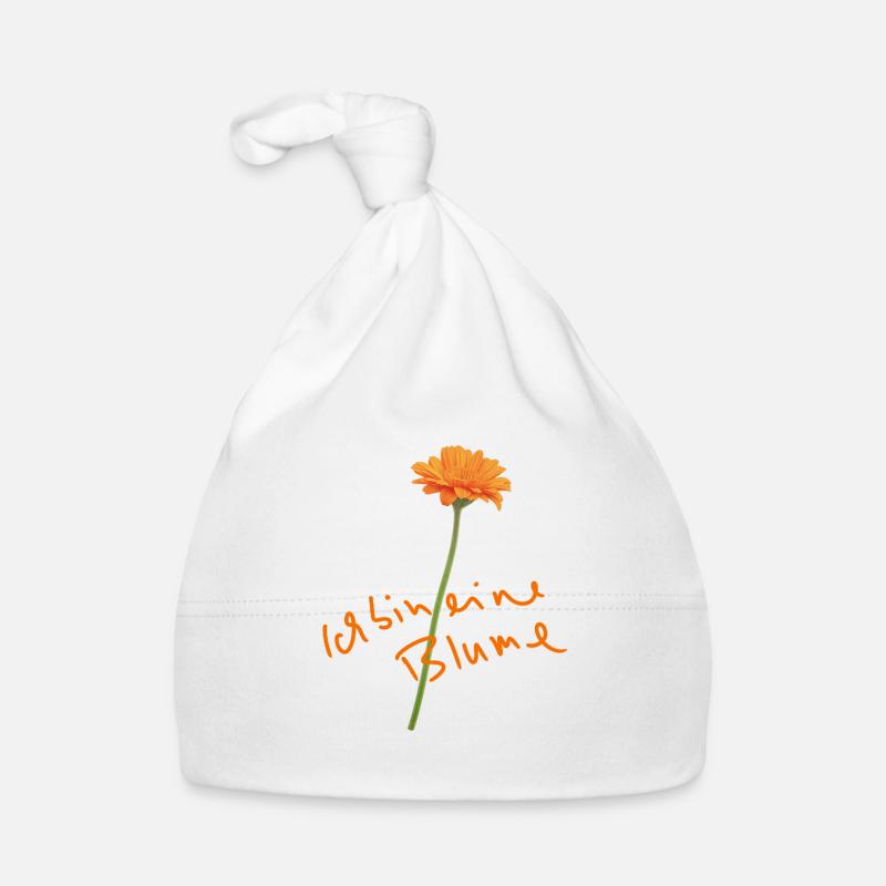 Ich bin eine Blume … geschenkidee Valentinstag  Baby Bio-Mütze