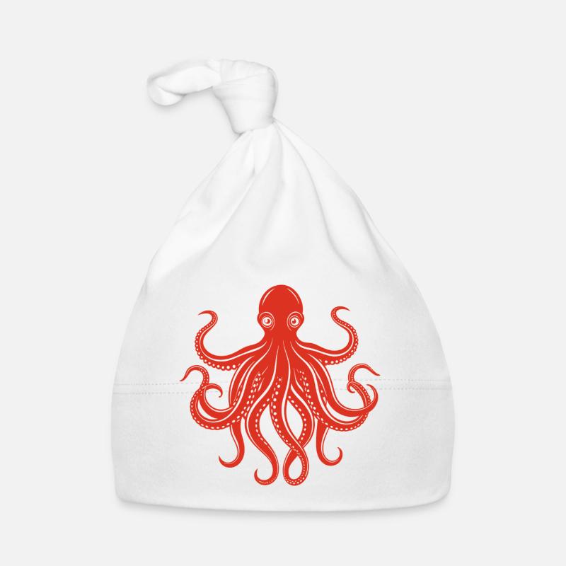 Octopus Organic Baby Cap