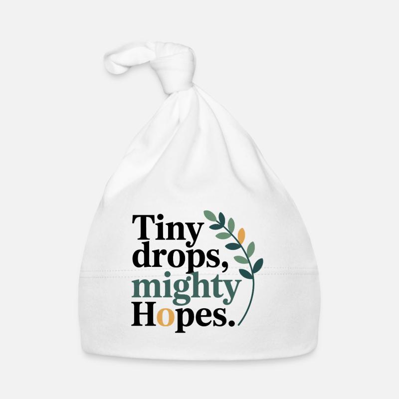 Homeopathy Tiny Drops Mighty Hopes Professional  Organic Baby Cap
