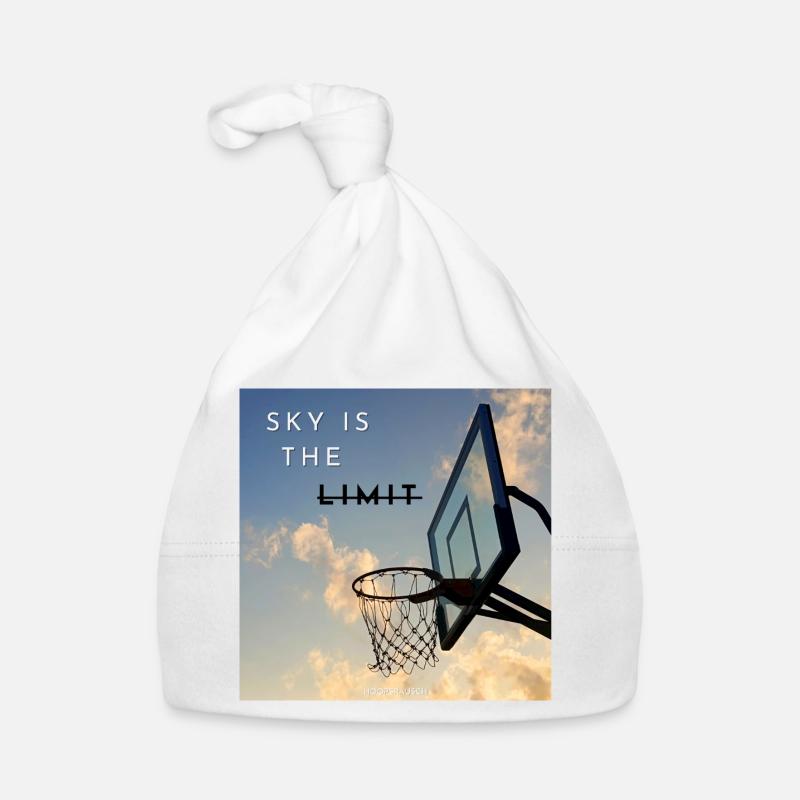 Sky Is The Limit Hoops Organic Baby Cap