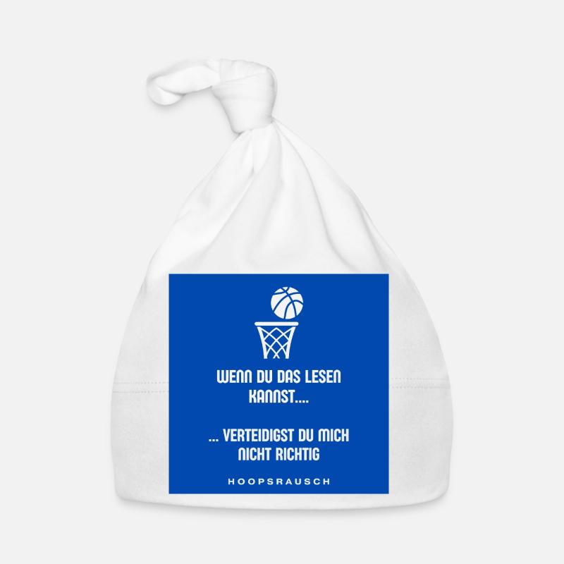 Read or Defend Saying Hoopsrausch Organic Baby Cap