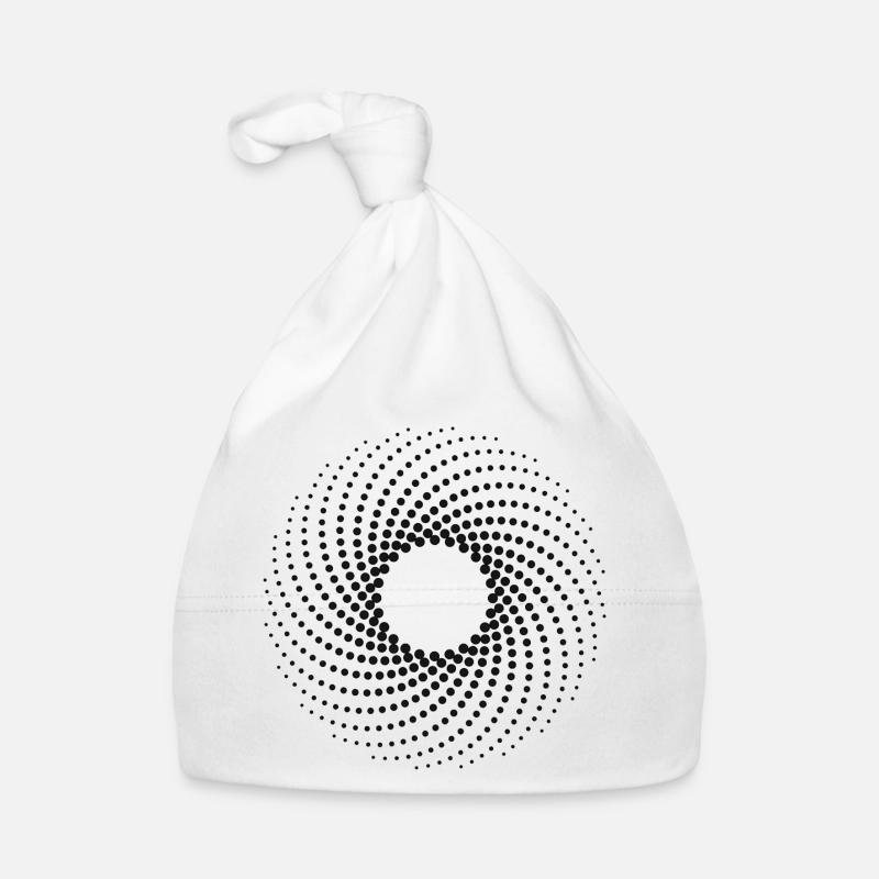 3D Circle Point Organic Baby Cap