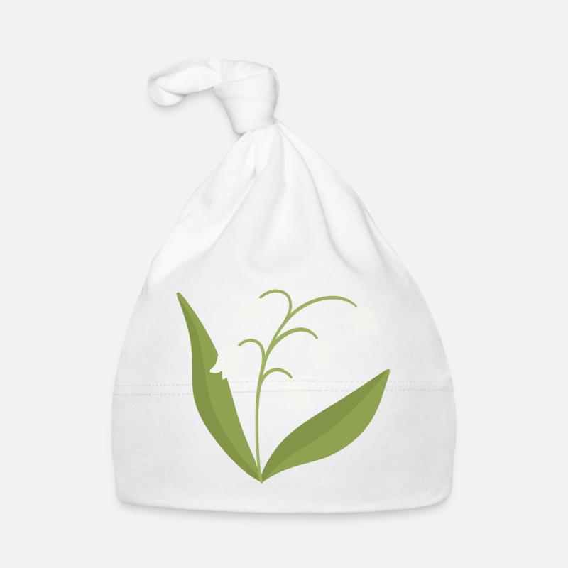 Maiglöckchenblüte Baby Bio-Mütze