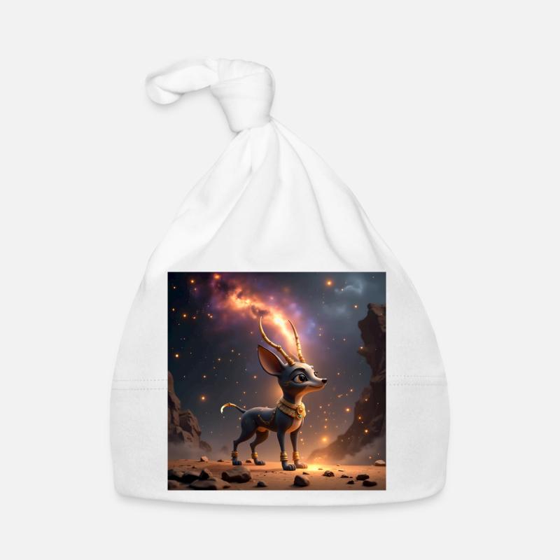 Fantastischer Sternhirsch Baby Bio-Mütze